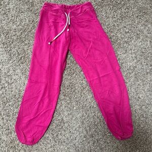 Women’s Sundry Fuchsia Joggers sz 1 (small)